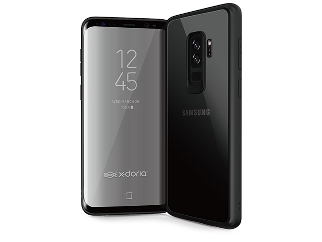 Чехол X-doria Fense case для Samsung Galaxy S9 plus (черный, пластиковый)