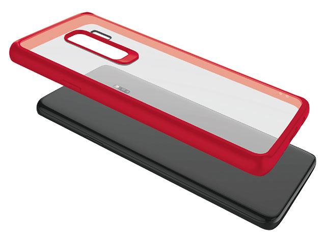 Чехол X-doria Fense case для Samsung Galaxy S9 plus (красный, пластиковый)
