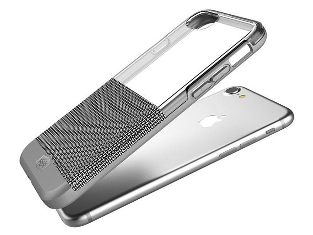 Чехол X-doria Dash case для Apple iPhone 8 (серый, кожаный)