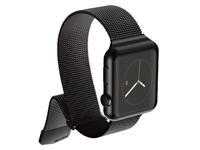 Ремешок для часов X-Doria Hybrid Mesh Band для Apple Watch (42 мм, черный, стальной)