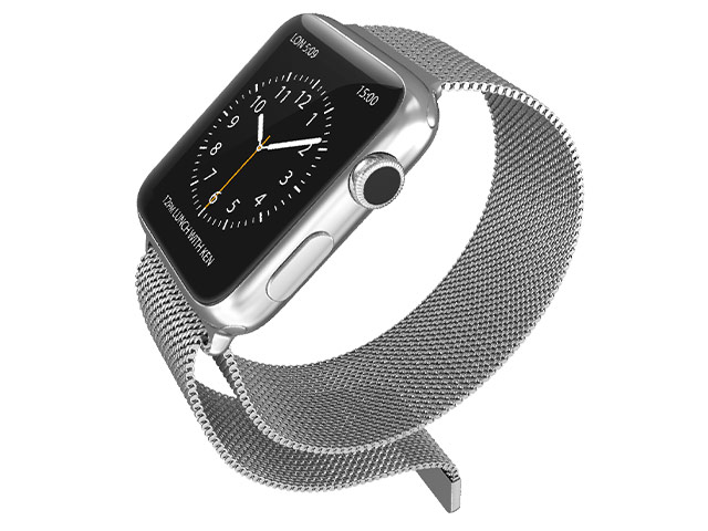 Ремешок для часов X-Doria Mesh Band для Apple Watch (42 мм, серебристый, стальной)