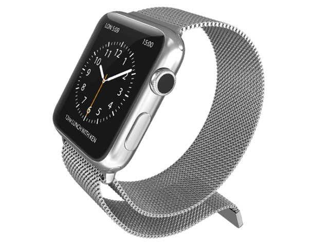 Ремешок для часов X-Doria Mesh Band для Apple Watch (42 мм, серебристый, стальной)