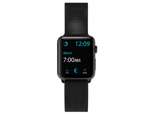 Ремешок для часов X-Doria Mesh Band для Apple Watch (38 мм, черный, стальной)