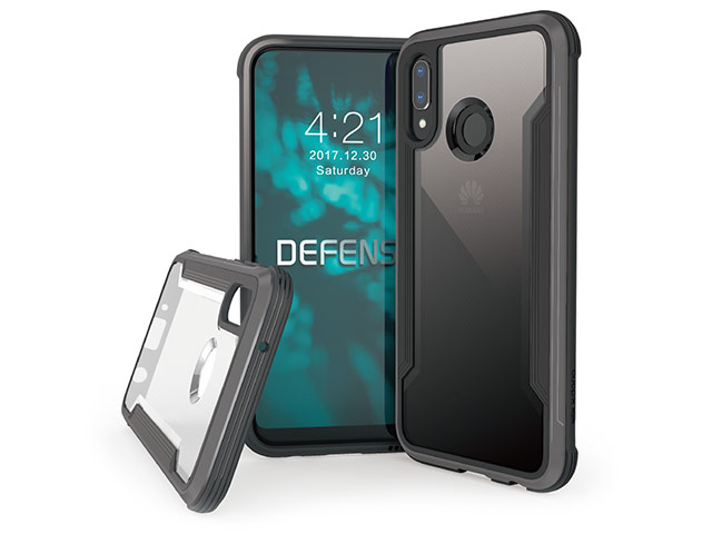 Чехол X-doria Defense Shield для Huawei P20 lite (черный, маталлический)