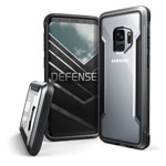 Чехол X-doria Defense Shield для Samsung Galaxy S9 (черный, маталлический)