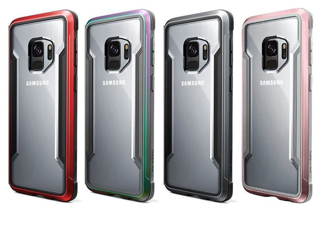 Чехол X-doria Defense Shield для Samsung Galaxy S9 (красный, маталлический)