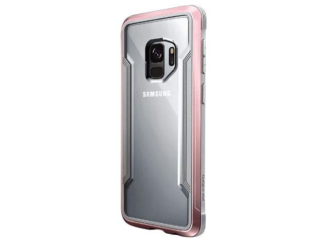 Чехол X-doria Defense Shield для Samsung Galaxy S9 (розово-золотистый, маталлический)
