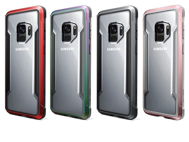 Чехол X-doria Defense Shield для Samsung Galaxy S9 (розово-золотистый, маталлический)