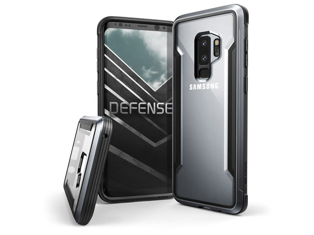 Чехол X-doria Defense Shield для Samsung Galaxy S9 plus (черный, маталлический)