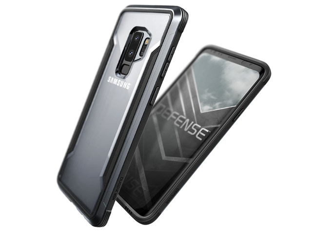 Чехол X-doria Defense Shield для Samsung Galaxy S9 plus (черный, маталлический)