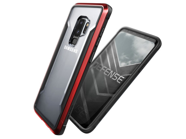 Чехол X-doria Defense Shield для Samsung Galaxy S9 plus (красный, маталлический)