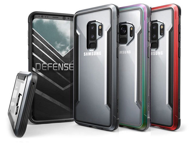 Чехол X-doria Defense Shield для Samsung Galaxy S9 plus (красный, маталлический)