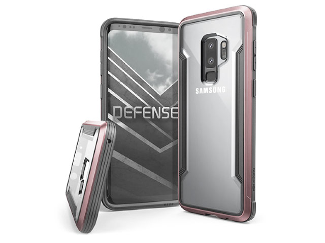 Чехол X-doria Defense Shield для Samsung Galaxy S9 plus (розово-золотистый, маталлический)