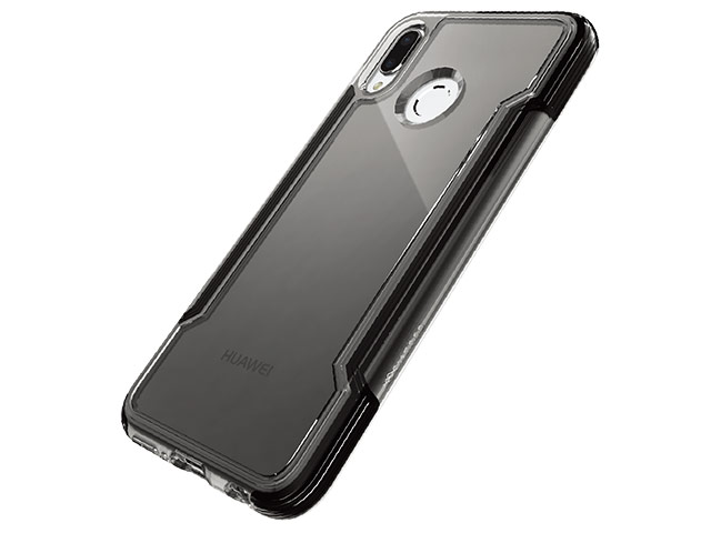 Чехол X-doria Defense Clear для Huawei P20 lite (черный, пластиковый)