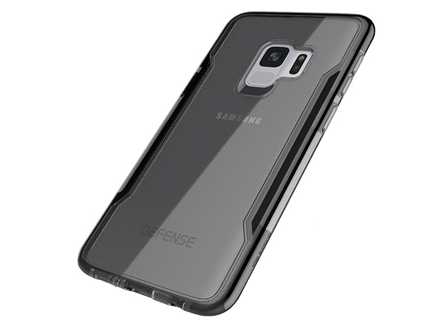 Чехол X-doria Defense Clear для Samsung Galaxy S9 (черный, пластиковый)