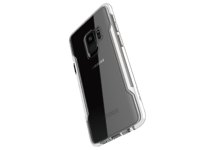 Чехол X-doria Defense Clear для Samsung Galaxy S9 (белый, пластиковый)