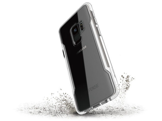 Чехол X-doria Defense Clear для Samsung Galaxy S9 (белый, пластиковый)