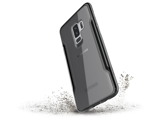 Чехол X-doria Defense Clear для Samsung Galaxy S9 plus (черный, пластиковый)
