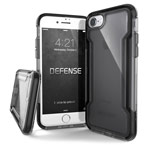 Чехол X-doria Defense Clear для Apple iPhone 8 (черный, пластиковый)