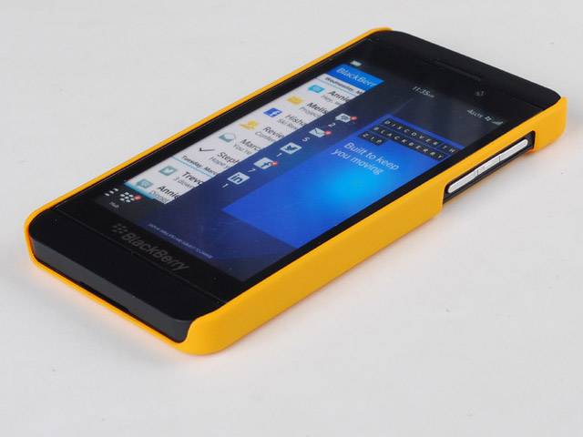 Чехол Jekod Hard case для BlackBerry Z10 (желтый, пластиковый)