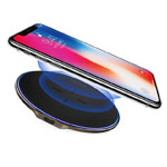 Беспроводное зарядное устройство X-Doria Pebble Wireless Charger (Fast Charge, черное, стандарт QI)