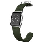 Ремешок для часов X-Doria Field Band для Apple Watch (42 мм, темно-зеленый, матерчатый)