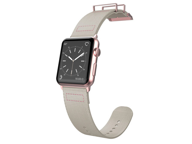 Ремешок для часов X-Doria Field Band для Apple Watch (38 мм, серый, матерчатый)