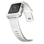 Ремешок для часов X-Doria Rumble Band для Apple Watch (38 мм, прозрачный, силиконовый)