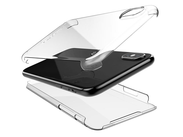 Чехол X-doria Defense 360 для Apple iPhone X (прозрачный, пластиковый)