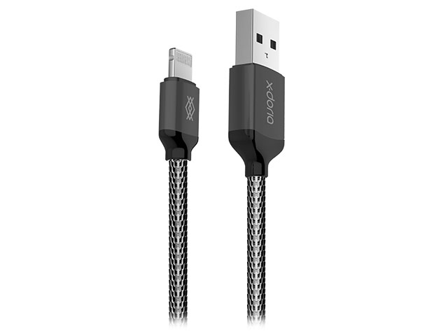 USB-кабель X-Doria Fierce Cable (Lightning, черный, 1 м, MFi)