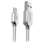 USB-кабель X-Doria Fierce Cable (Lightning, серебристый, 1 м, MFi)