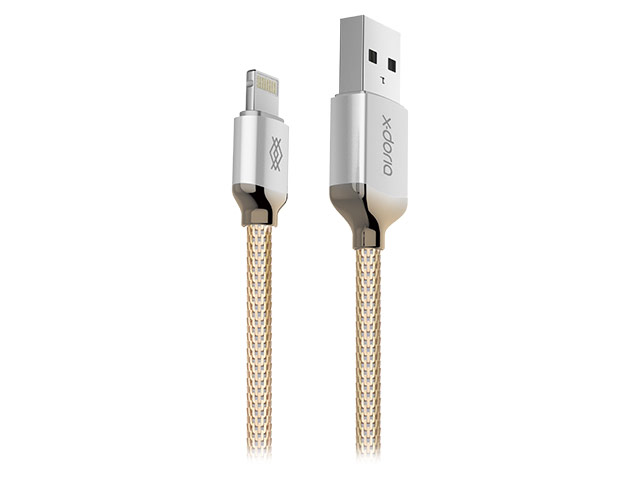 USB-кабель X-Doria Fierce Cable (Lightning, золотистый, 1 м, MFi)