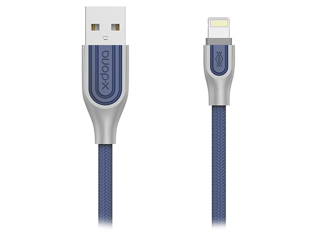 USB-кабель X-Doria Sharp Cable (Lightning, синий, 1.2 м, MFi)