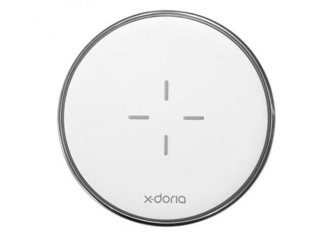 Беспроводное зарядное устройство X-Doria Pebble Wireless Charger (Fast Charge, белое, стандарт QI)