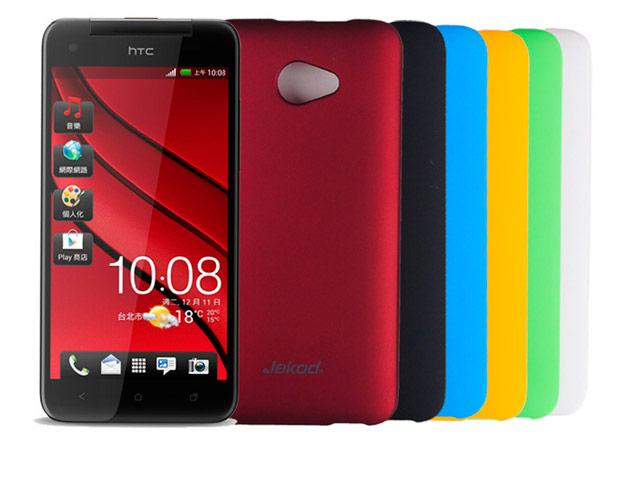 Чехол Jekod Hard case для HTC Butterfly/Droid DNA X920e (синий, пластиковый)