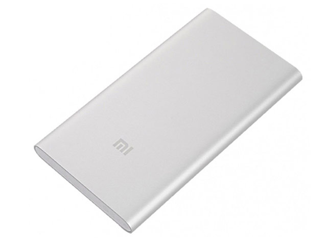 Внешняя батарея Xiaomi Mi Power Bank V2 универсальная (5000 mAh, серебистая, алюминиевая)