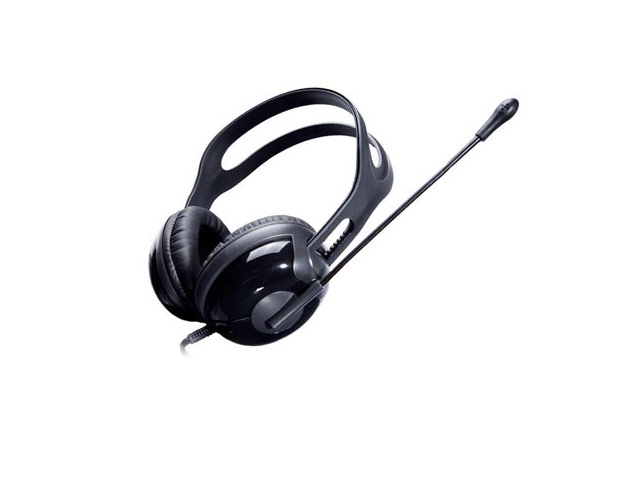 Наушники Microlab Multimedia Headset K280 (черные, пульт/микрофон, гарнитура)