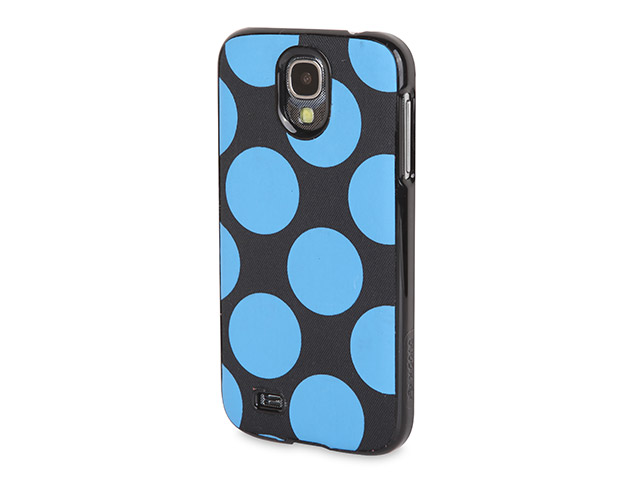 Чехол X-doria Dash Icon Case для Samsung Galaxy S4 i9500 (Blue Dot, матерчатый)