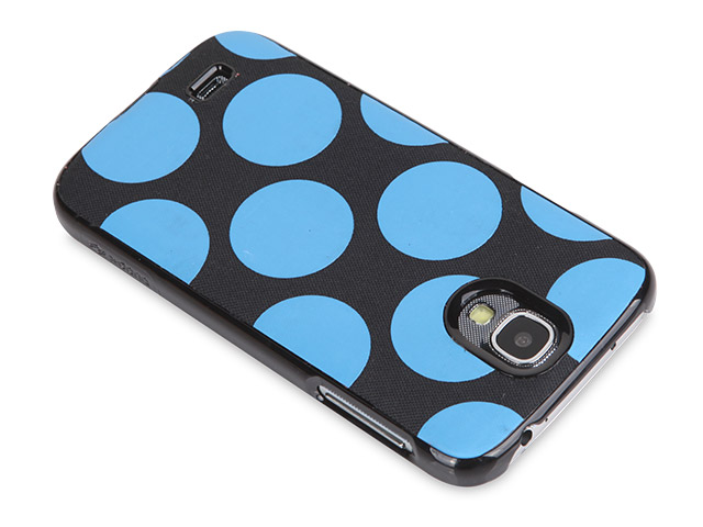 Чехол X-doria Dash Icon Case для Samsung Galaxy S4 i9500 (Blue Dot, матерчатый)