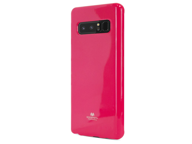 Чехол Mercury Goospery Jelly Case для Samsung Galaxy Note 8 (малиновый, гелевый)