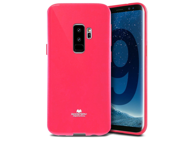 Чехол Mercury Goospery Jelly Case для Samsung Galaxy S9 plus (малиновый, гелевый)