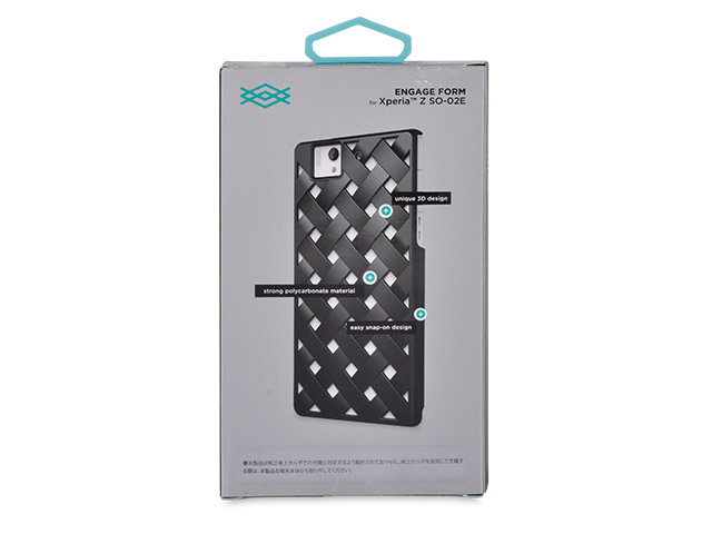 Чехол X-doria Engage Form Case для Sony Xperia Z L36i/L36h (черный, пластиковый)