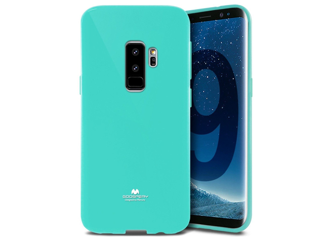 Чехол Mercury Goospery Jelly Case для Samsung Galaxy S9 plus (бирюзовый, гелевый)