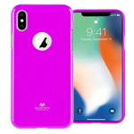 Чехол Mercury Goospery Jelly Case Hole для Apple iPhone X (малиновый, гелевый)