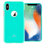 Чехол Mercury Goospery Jelly Case Hole для Apple iPhone X (бирюзовый, гелевый)