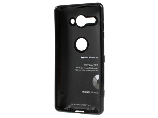Чехол Mercury Goospery Jelly Case для Sony Xperia XZ2 compact (черный, гелевый)