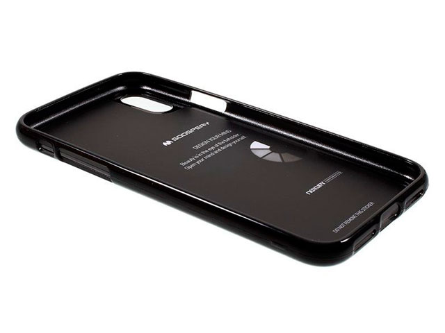 Чехол Mercury Goospery Jelly Case для Apple iPhone X (черный, гелевый)