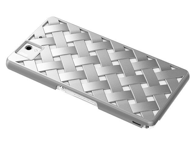 Чехол X-doria Engage Form Case для Sony Xperia Z L36i/L36h (серебристый, пластиковый)