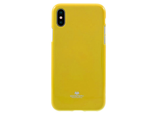Чехол Mercury Goospery Jelly Case для Apple iPhone X (желтый, гелевый)
