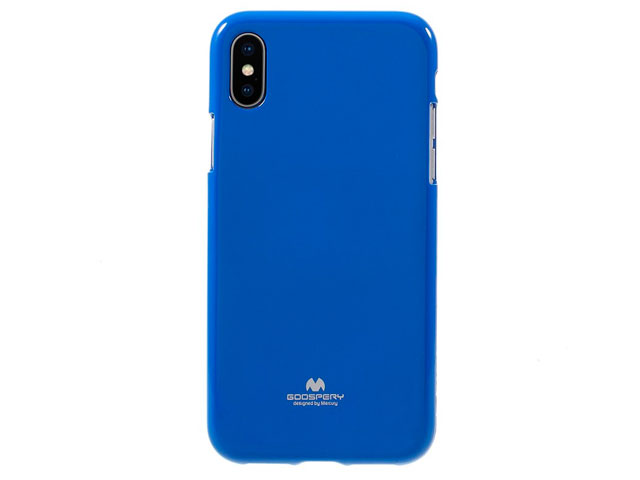 Чехол Mercury Goospery Jelly Case для Apple iPhone X (синий, гелевый)